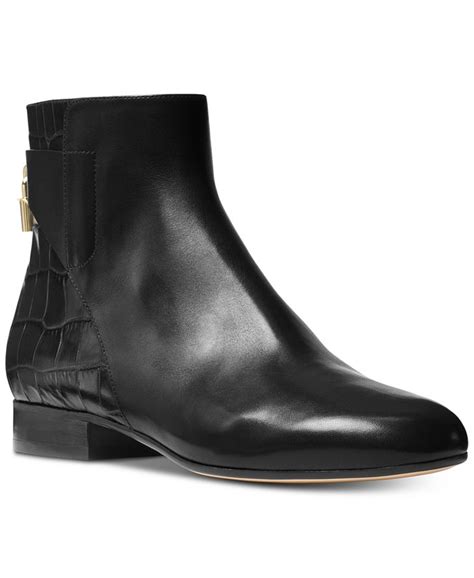 michael michael kors mira flat ankle booties|MICHAEL Michael Kors Mira Flat Booties .